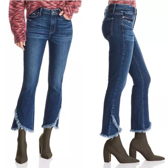 PAIGE Denim - PAIGE Colette Cropped Flare Jeans in Palma